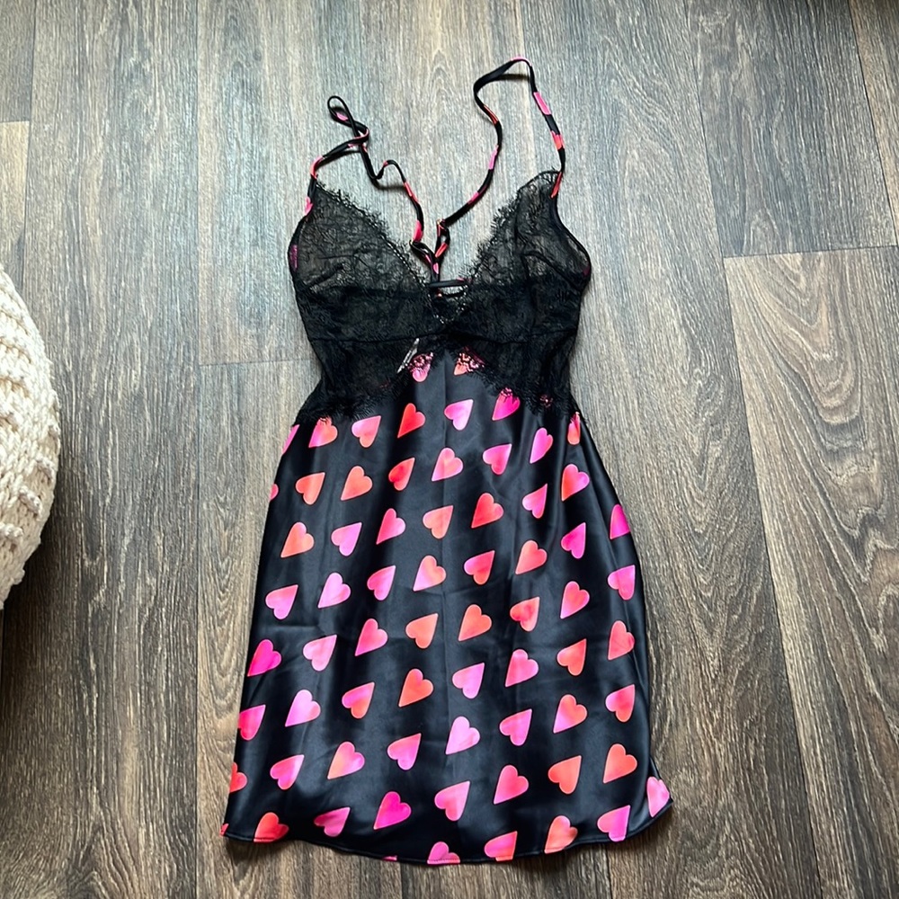 Victorias Secret Heart Slip Dress